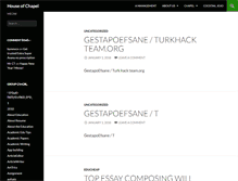 Tablet Screenshot of houseofchapel.com